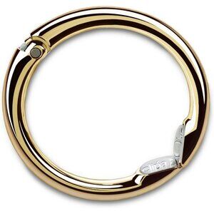 Women Bag Hanger Ring That Opens Into a Hook Closes Automatically Polished Gold2